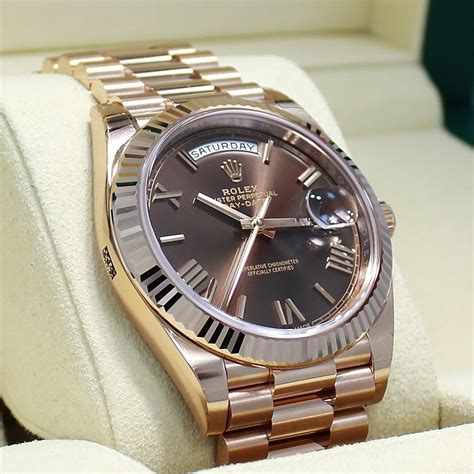 rolex rose gold day date|More.